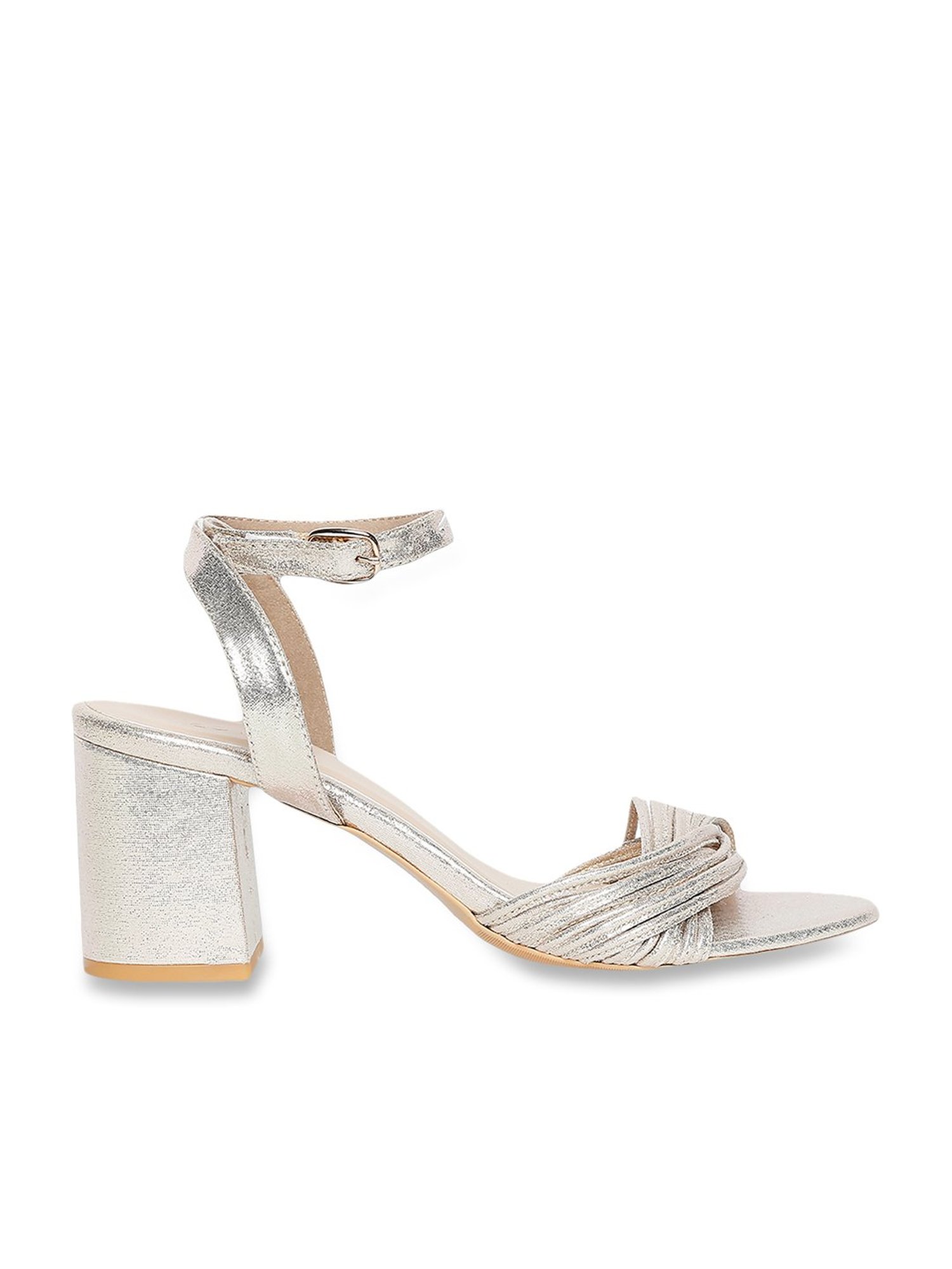 Tao Paris Dot Golden Ankle Strap Sandals