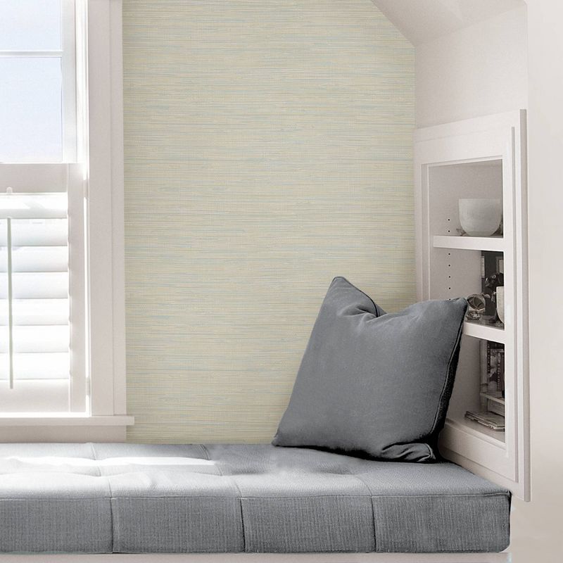 Brewster Sisal Breeze Peel and Stick Wallpaper