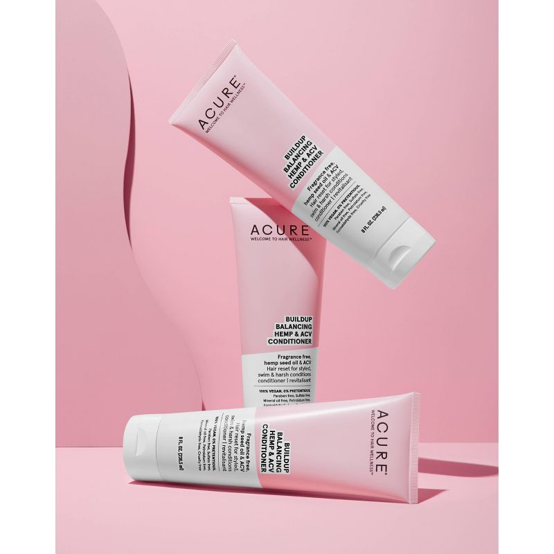 Acure Buildup Balancing Hemp & ACV Conditioner - 8 fl oz