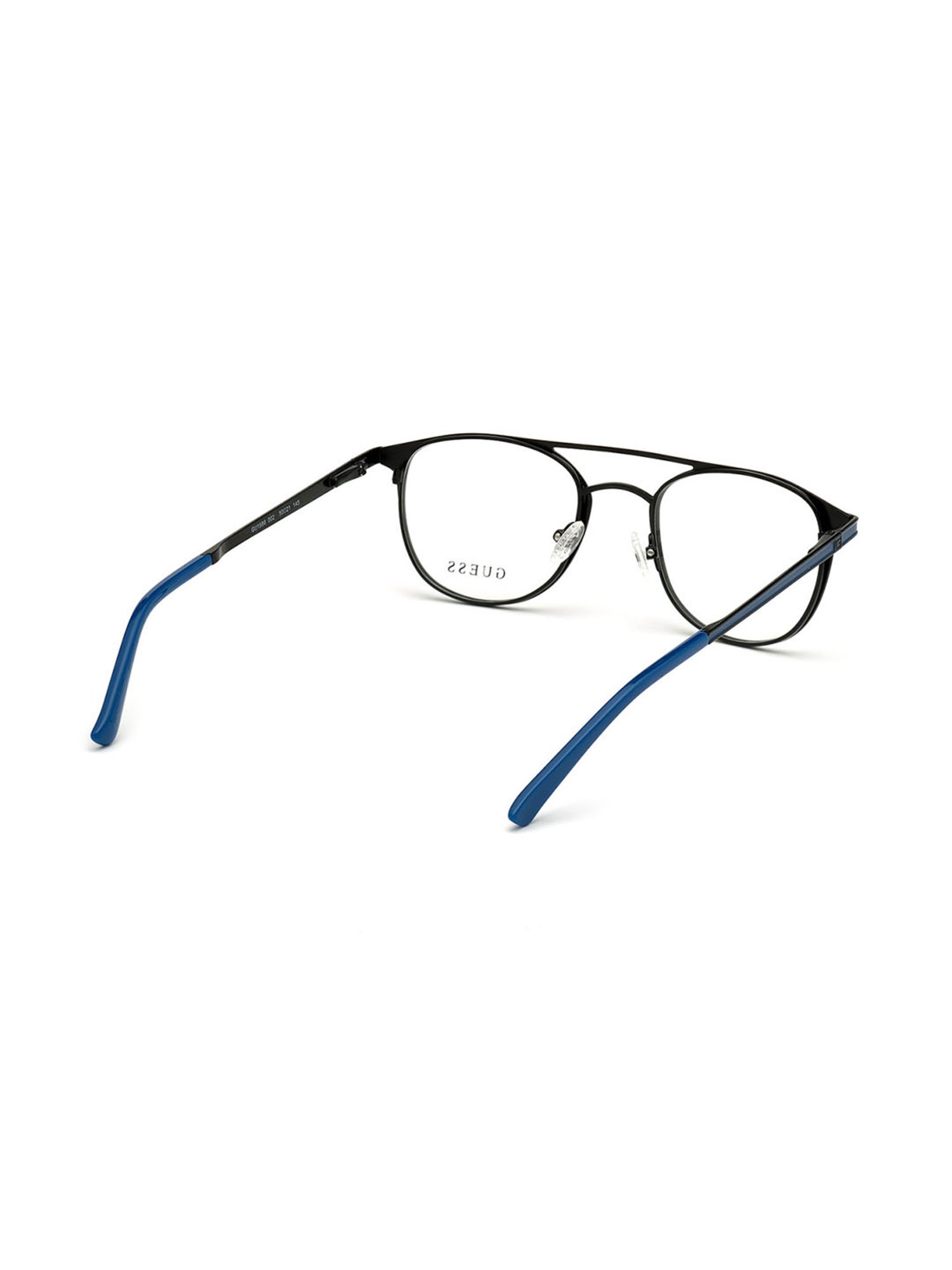 Guess Black Oval Eye Frames for Men