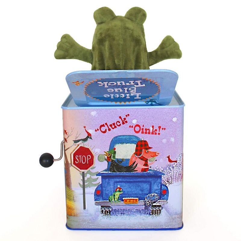 Yottoy Little Blue Truck Jack-in-the-Box