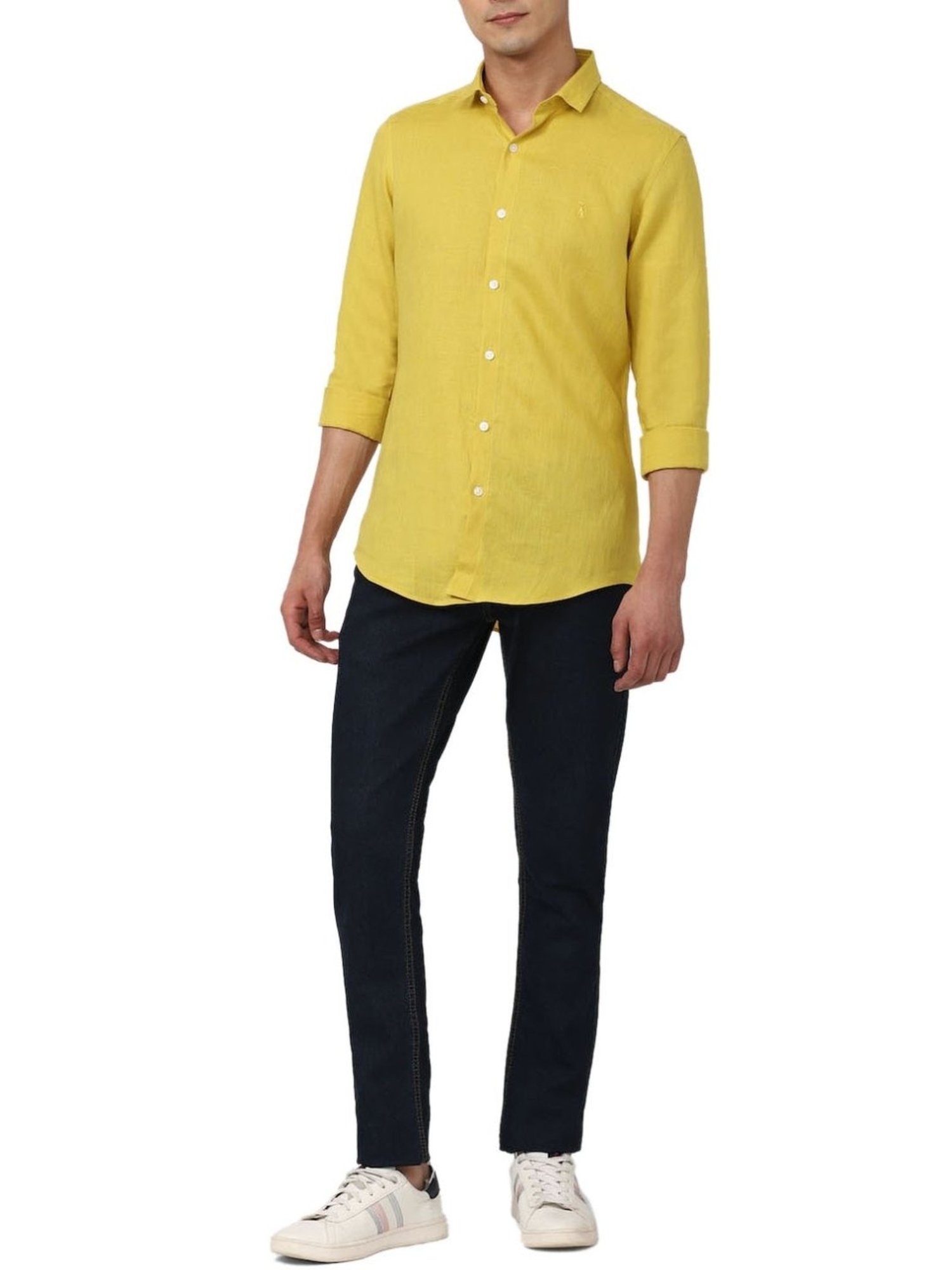 Simon Carter London Yellow Slim Fit Shirt