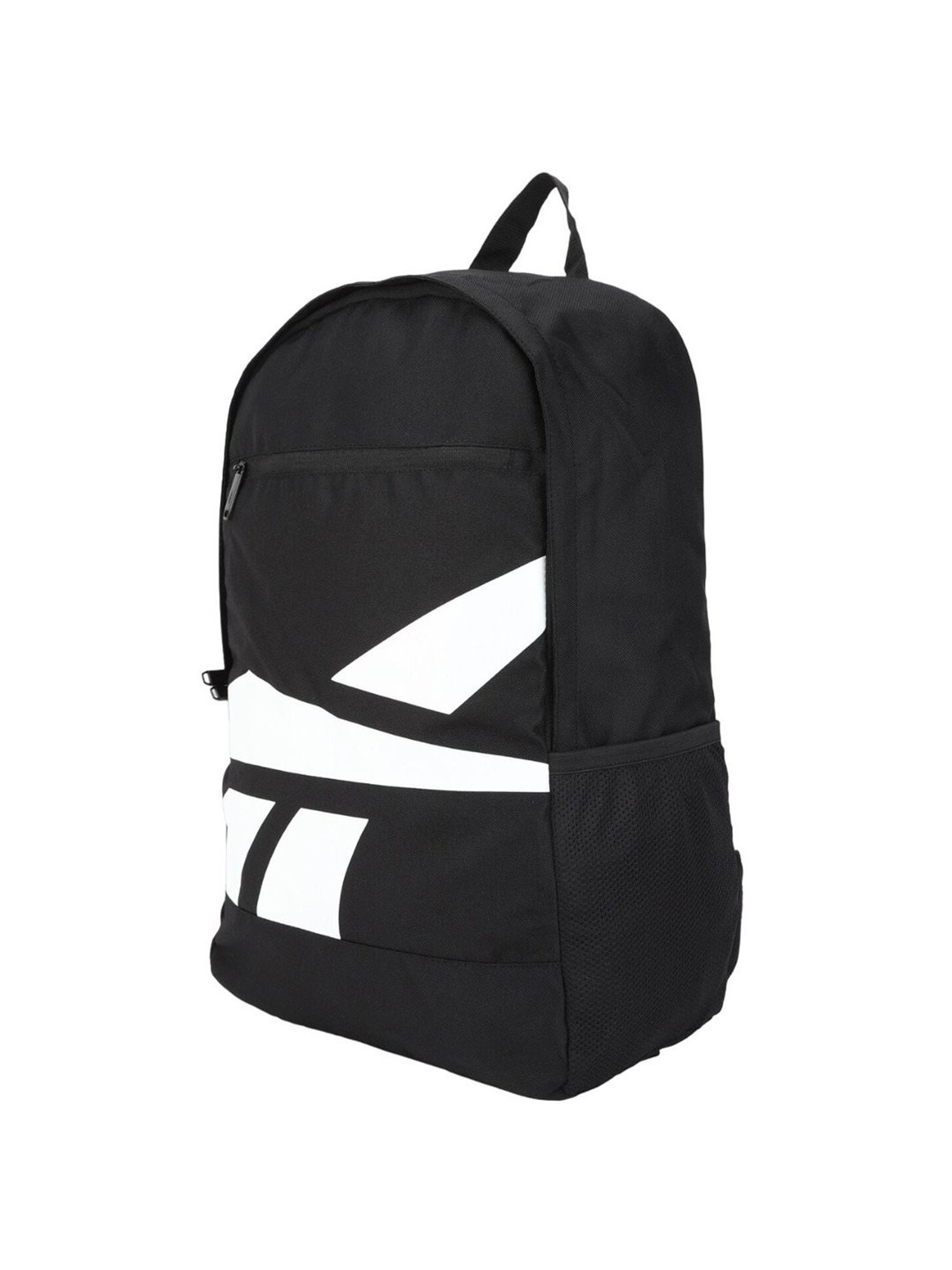 Reebok Black Polyester Solid Backpack
