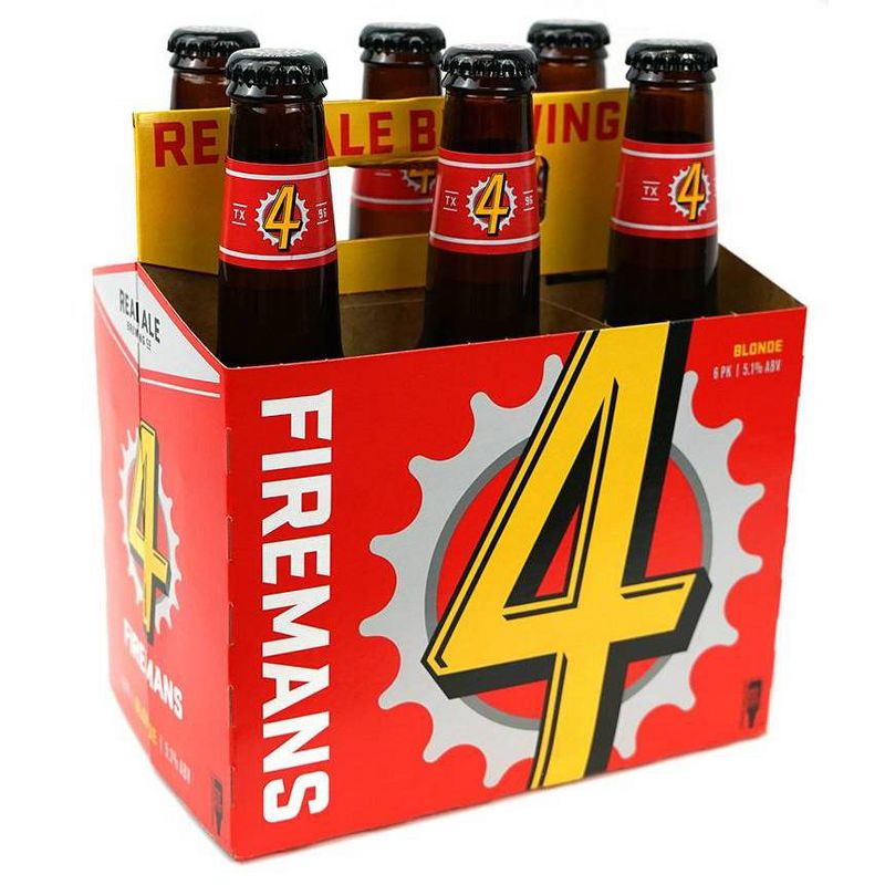 Real Ale Firemans No. 4 Blonde Ale Beer - 6pk/12 fl oz Bottles