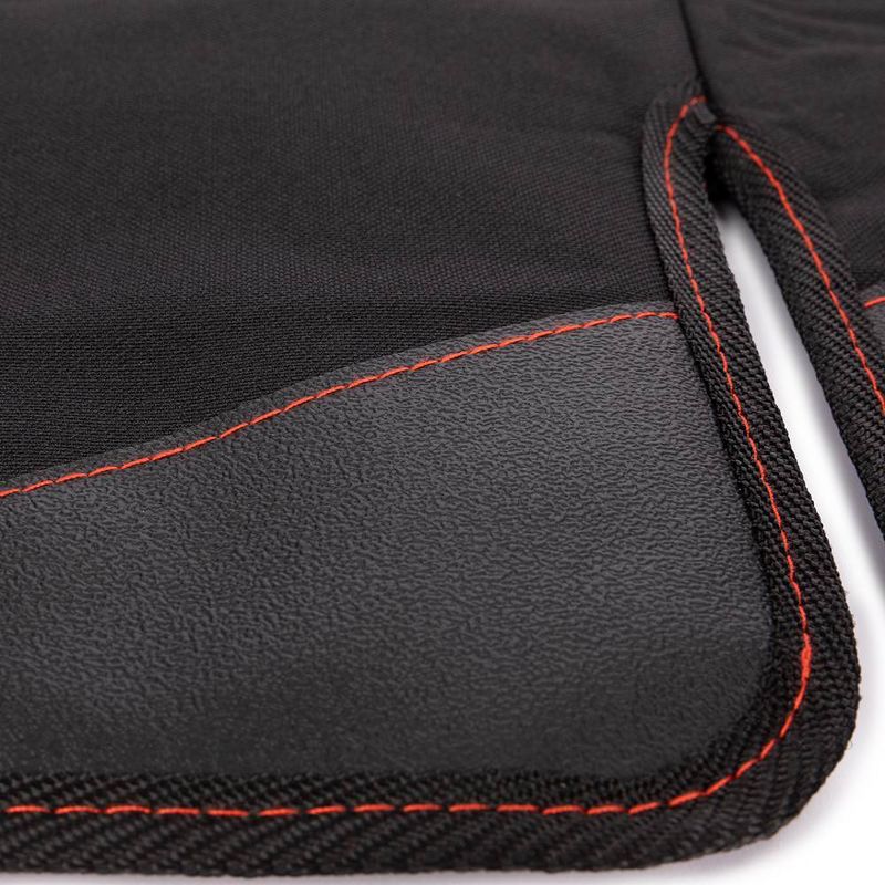 Diono Ultra Mat Full Size Car Seat Protector for Under Car Seat with 3 Mesh Storage Pockets Crashed Tested - Black