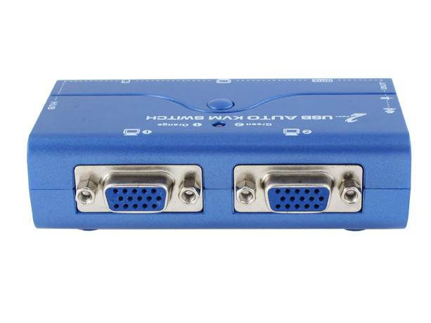 SEDNA - 2 Port USB KVM Switch ( with 2 set of USB KVM cables and 2 set of Audio cables )