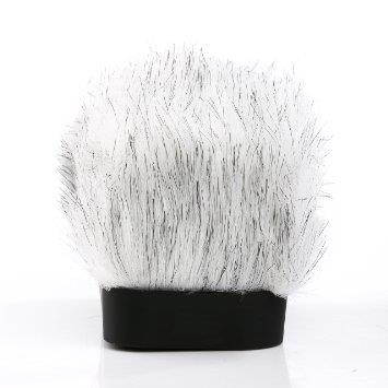 Movo WS-R10 Professional Furry Windscreen with Acoustic Foam Technology for Zoom IQ-6, Tascam DR-07 MKII, Sony PCM-M10 & Rode iXY Portable Digital Recorders