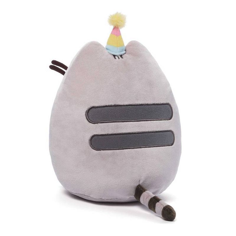 GUND Pusheen Snackables 10.5 " Birthday Cupcake Plush Stuffed Animal - Gray