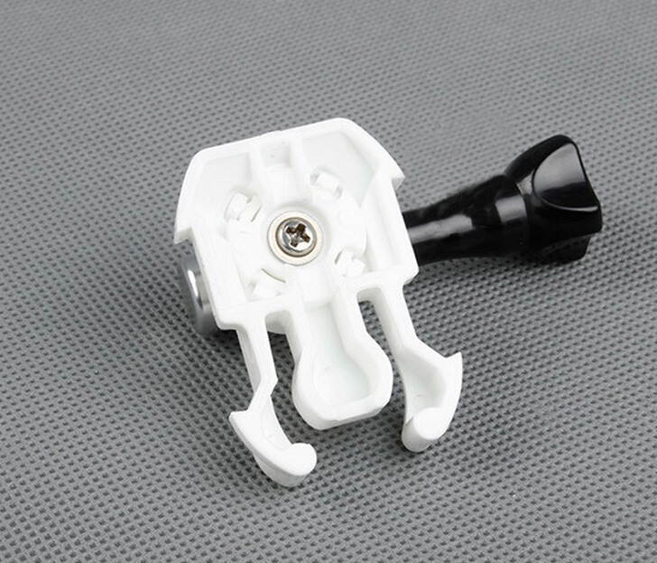 JMT 360 Turntable Quick Release Buckle Connector Tripod Adapter White for Gopro Hero 2 3 3+/Plus 4 Camera