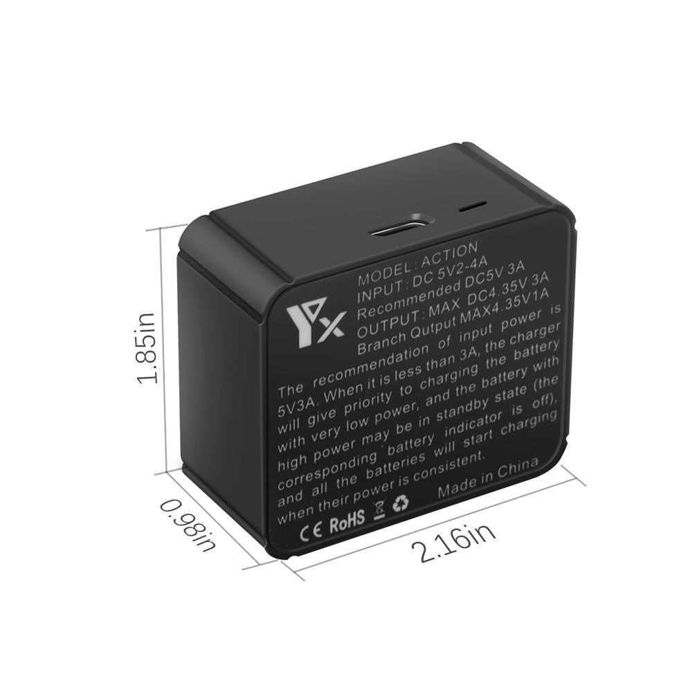 Osmo Action Battery Smart Charger for DJI Osmo Action Sports Camera Accessories