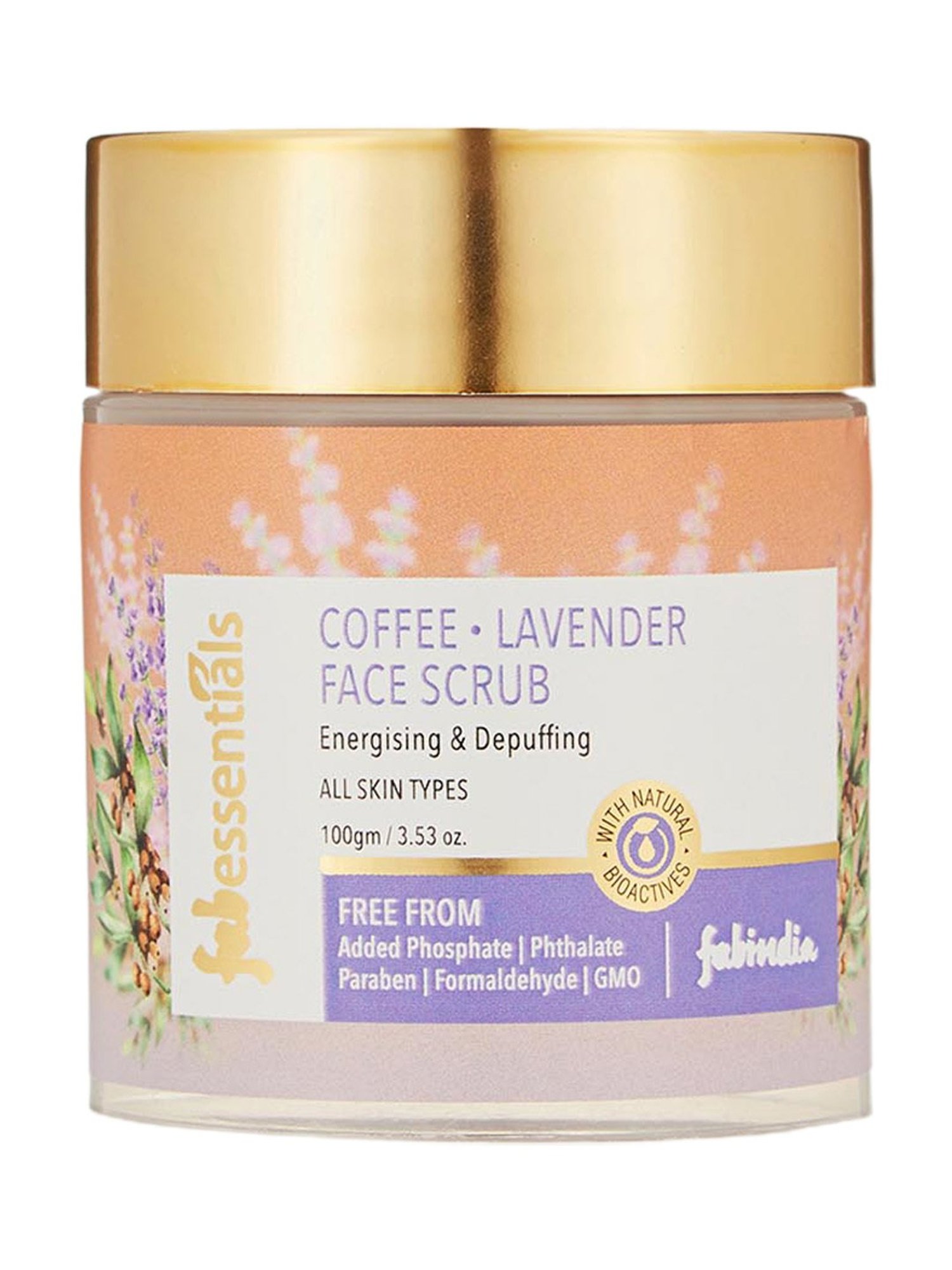 Fabessentials Coffee & Lavender Face Scrub - 100 gm