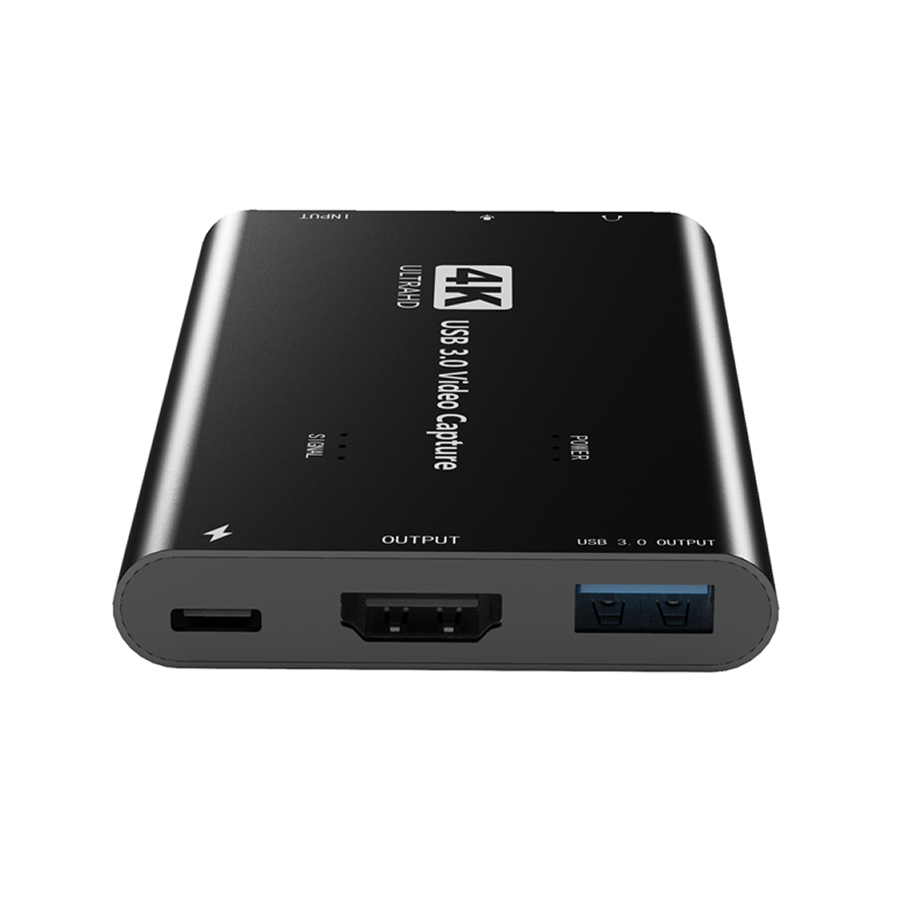 Sishuo  Video Capture Card, 1080P 60FPS HDMI Game Capture Card, 4K HDMI Capture Card for Gaming, Streaming, Teaching, Video Conference, Live Broadcasting, OBS Live Streaming Recorder Device.