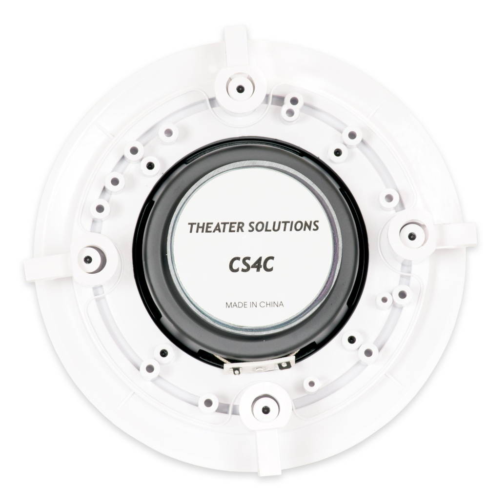 Theater Solutions CS4C In Ceiling Speakers Surround Sound Home Theater 4 Pair Pack 4CS4C