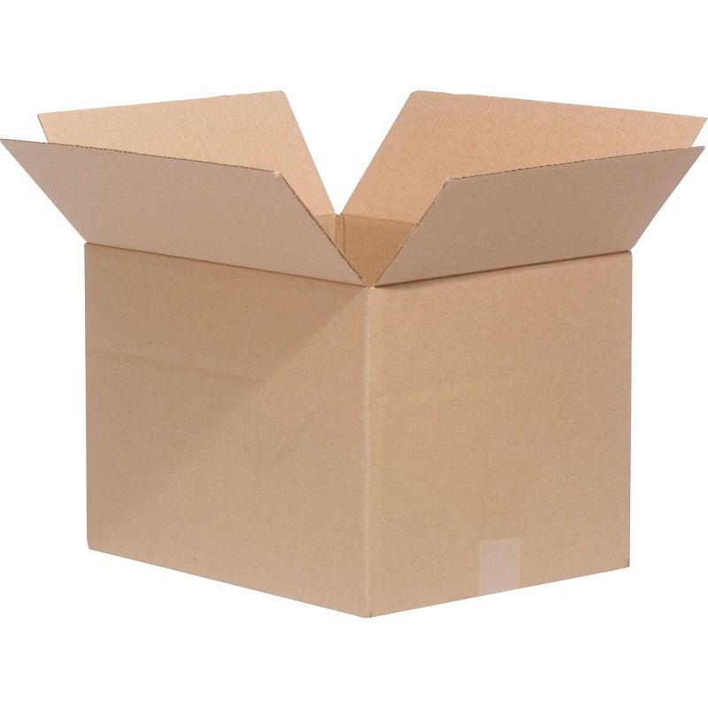 COASTWIDE 17 x 17 x 17 Shipping Boxes, Brown, 25/Bundl 60-171717