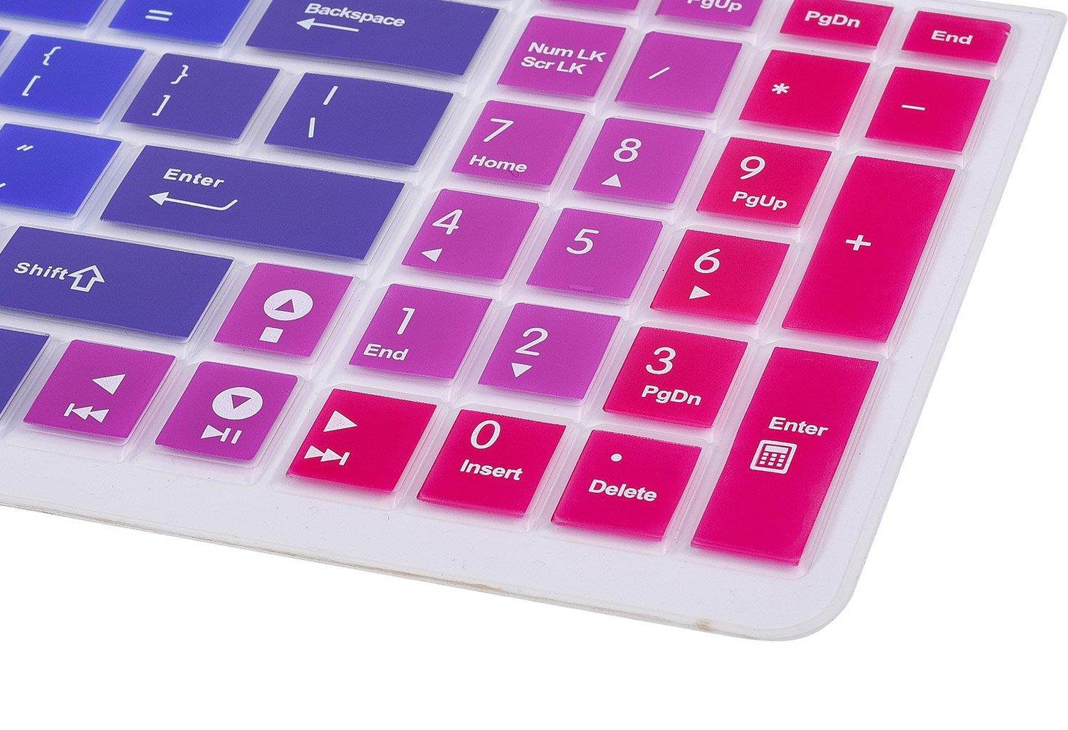 CaseBuy Keyboard Cover for ASUS K501UX K501LX GL502VY GL502VT GL551 GL552VW GL552JX Q503UA Q552UB Q553UB Q524UQ Q534UX X540SA F554LA F555 F556UA R556LA N551JQ X550ZA X751LAV GL752VW(Rainbow)