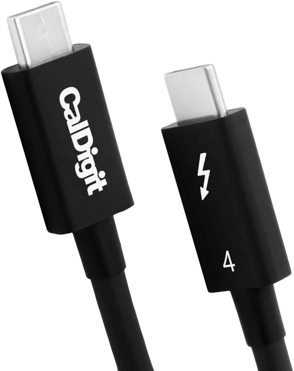 [Intel Certified] CalDigit Thunderbolt 4 / USB 4 Cable - 40Gbps 100W Charging Compatible with Thunderbolt 3 & USB-C 2016+ MacBook Pro 2020 M1 Macbooks (0.8 Meter Thunderbolt 4 / USB 4 Cable)