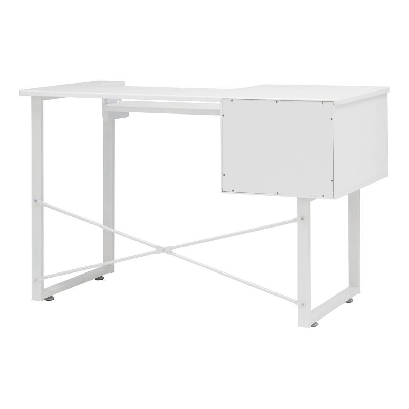 Pro-Line Sewing Table with Two Drawers White - Sew Ready