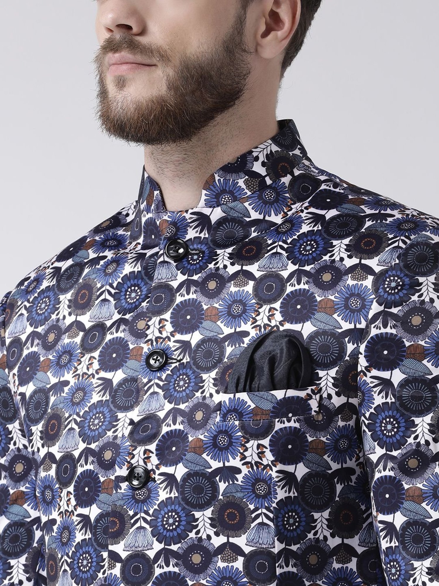 Vastramay White Cotton Straight Fit Embroidery Ethnic Suits