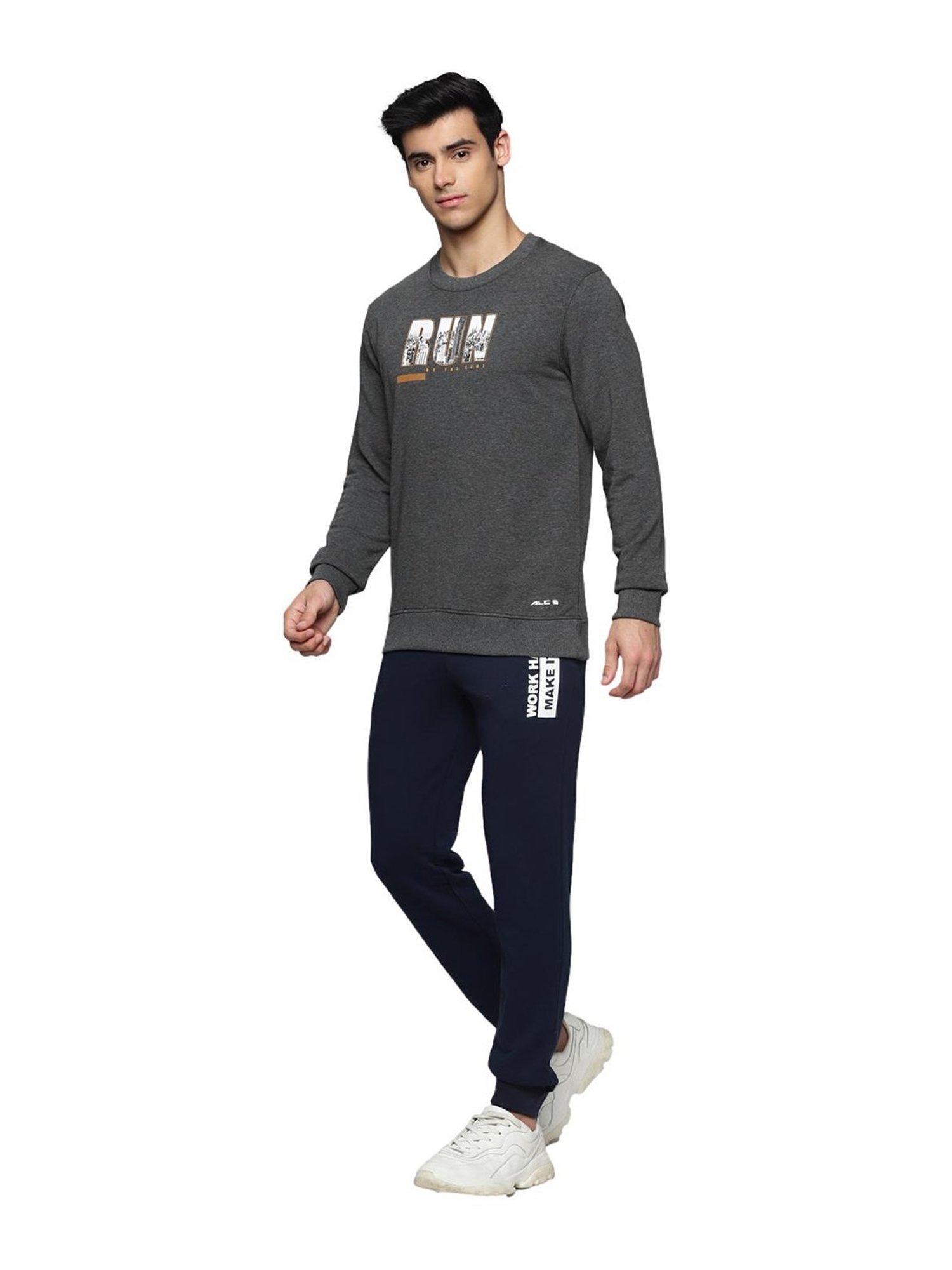 ALCIS Grey Round Neck Sweatshirt