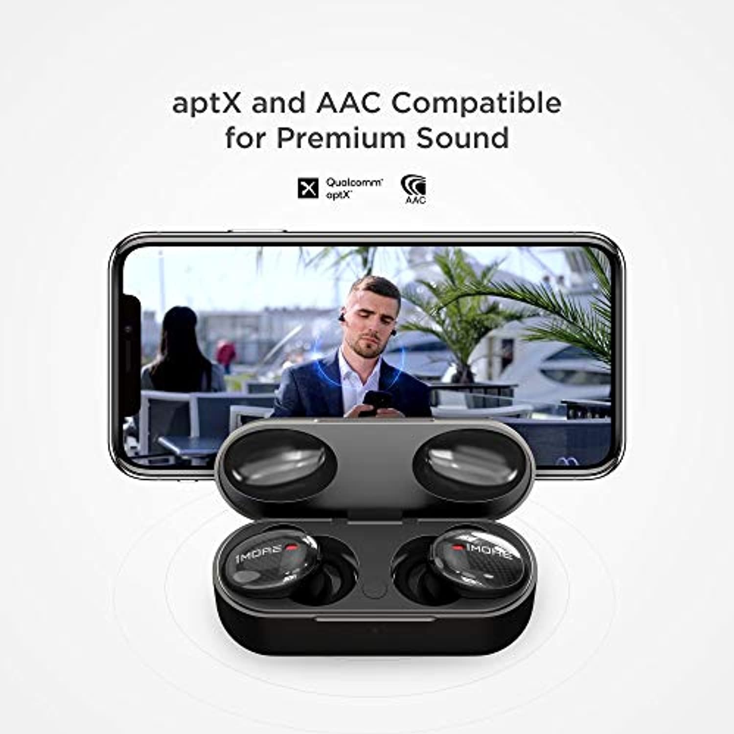 1MORE True Wireless Earbuds Active Noise Cancelling, Dual Driver ANC Earbuds with 4 Mics, THX, Wireless Charging Headphone for Phone Calls-EHD9001TA (EHD9001TA-THX)