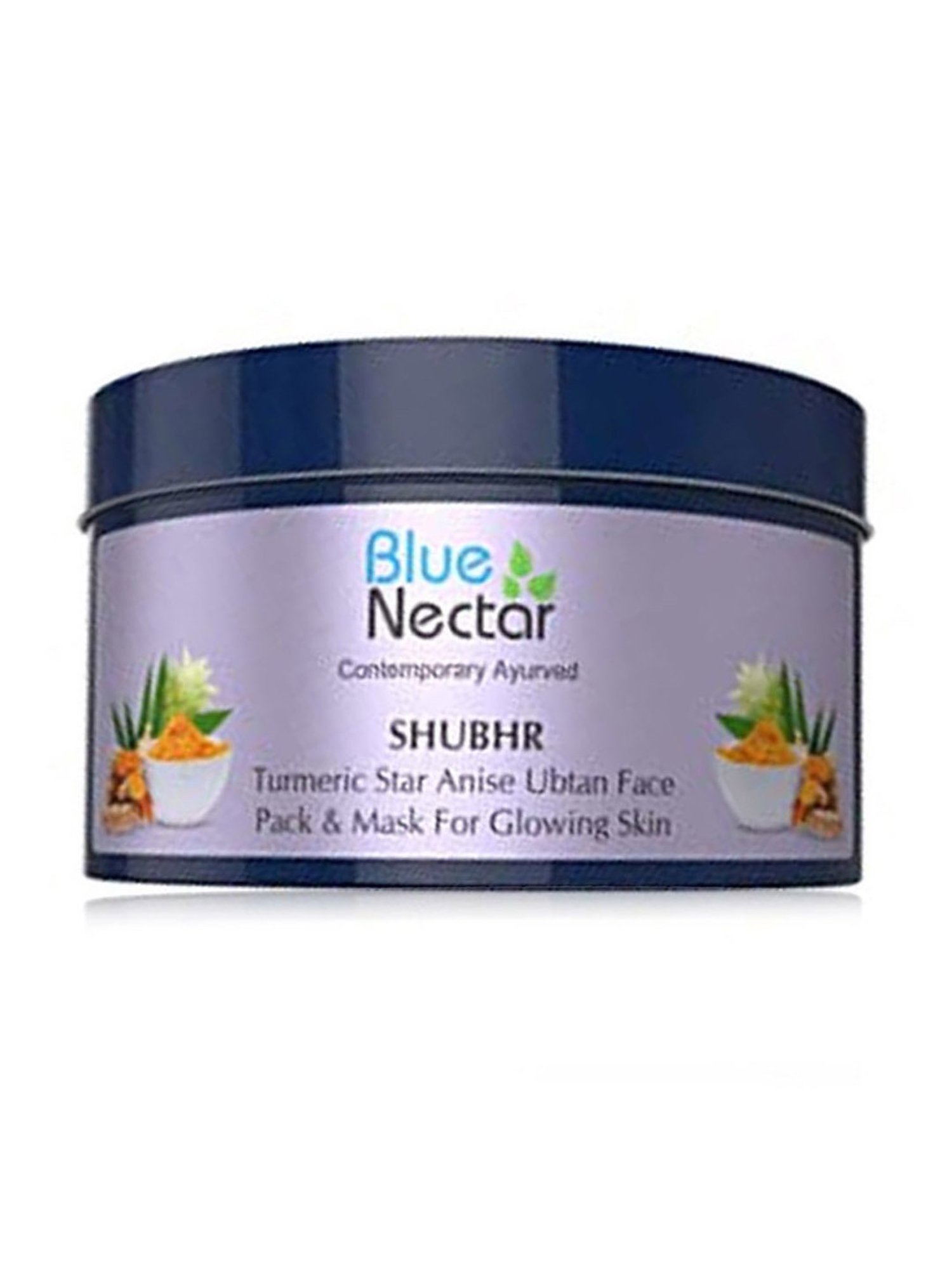 Blue Nectar Turmeric Star Anise Ubtan Face Pack & Mask - 100 gm