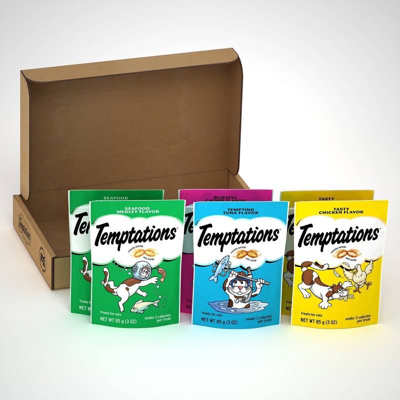 Temptations Feline Favorites Cat Treats - 6pk
