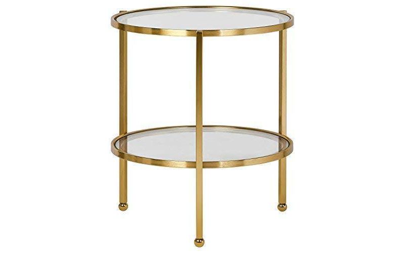 Addison Side Table Gold - Adore Decor