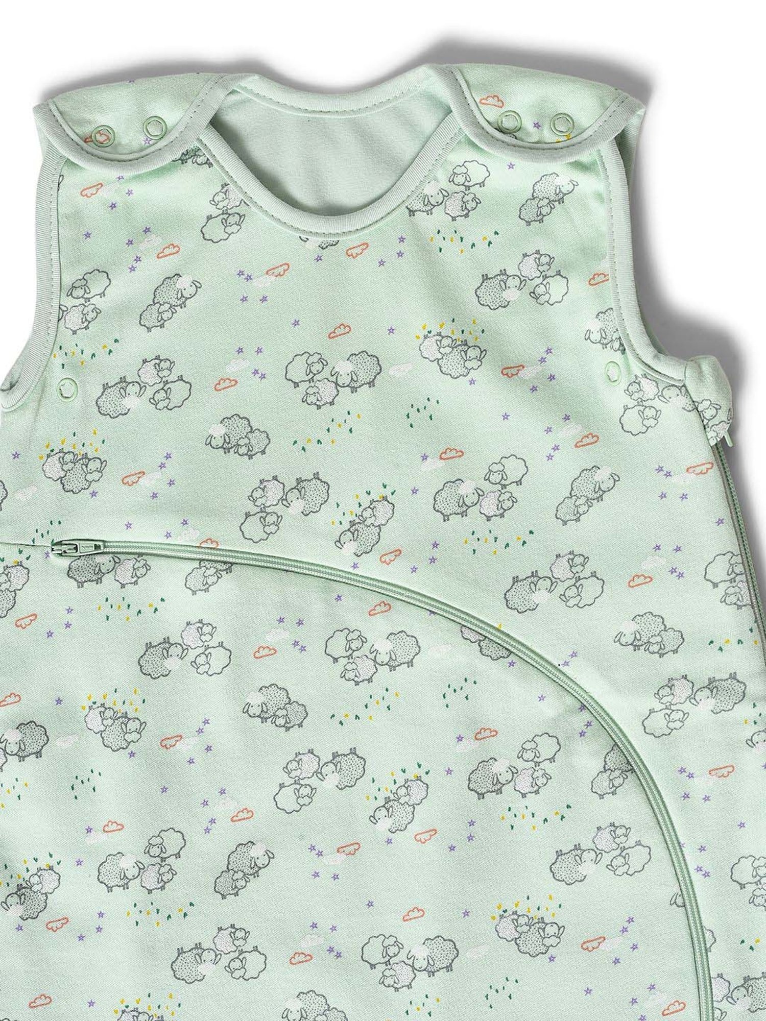 MiArcus Frosty'z Green Cotton 40 TC Baby Sleeping Bag