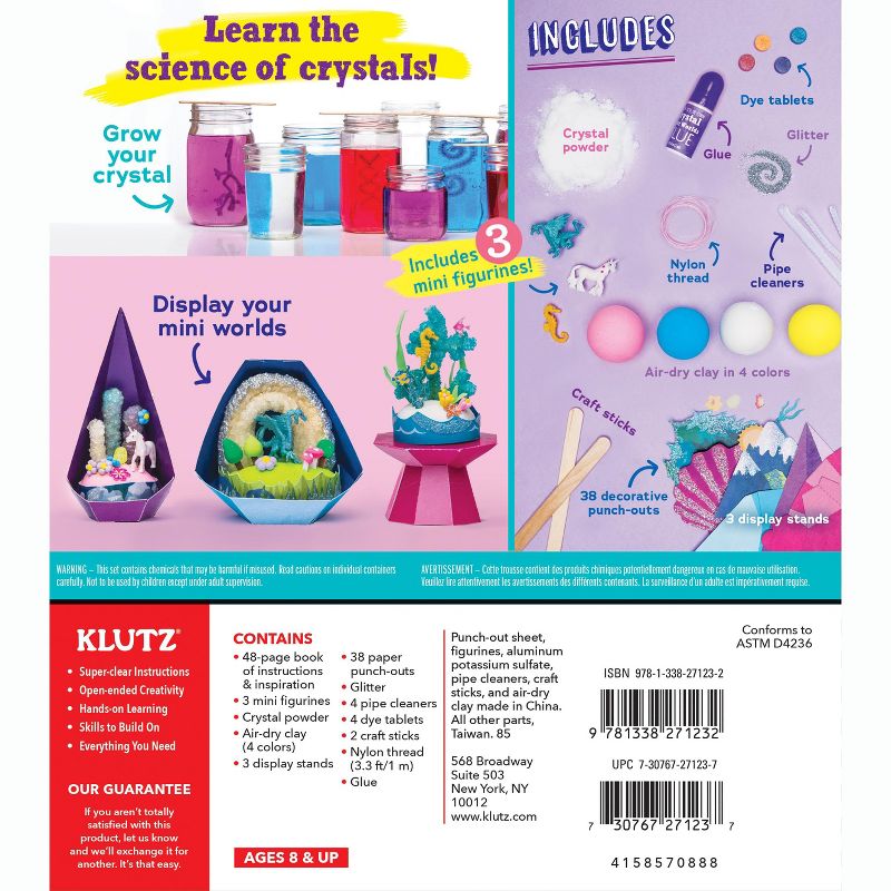 Grow Your Own Crystal Mini Worlds Book Kit