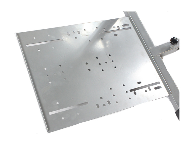 GTR Racing Simulator GTAF-S-S105LBKRD - GTA-F Model (Silver) Triple or Single Monitor Stand with Black/Red Adjustable Leatherette Seat, Racing Simulator Cockpit gaming chair Single Monitor Stand