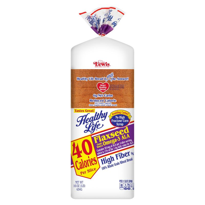 Health Life Flaxseed Bread - 16oz