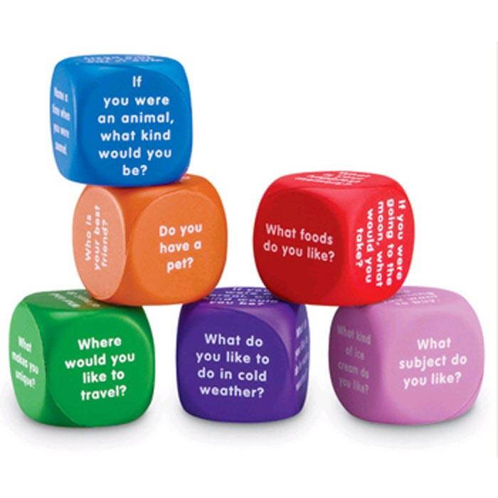 Learning Resources Conversation Cubes 7300