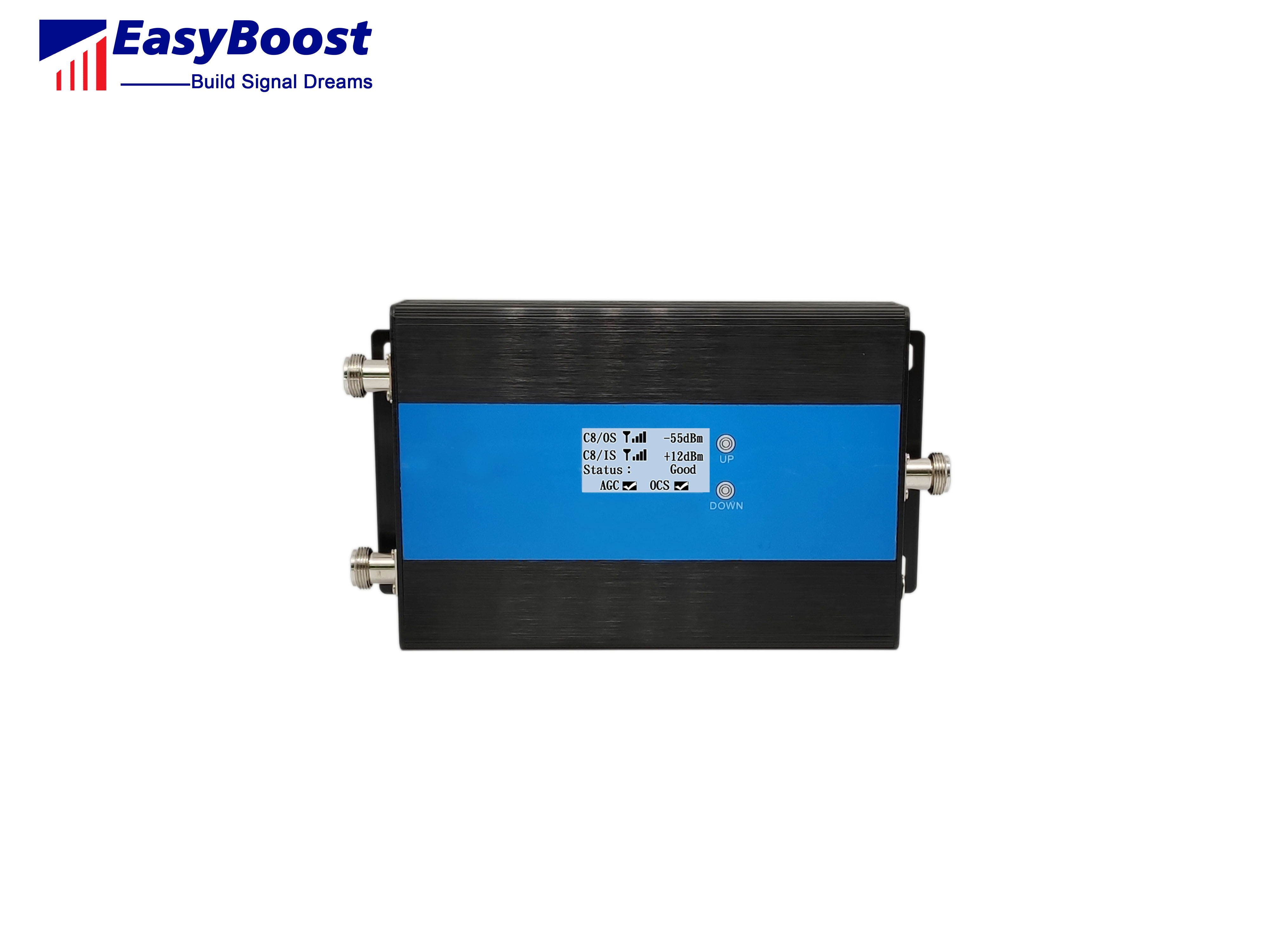 Signal Booster Kit 850/1900MHz Dual Band 70dB Improve Voice And Data 2G+3G coverage 8000 sq ft