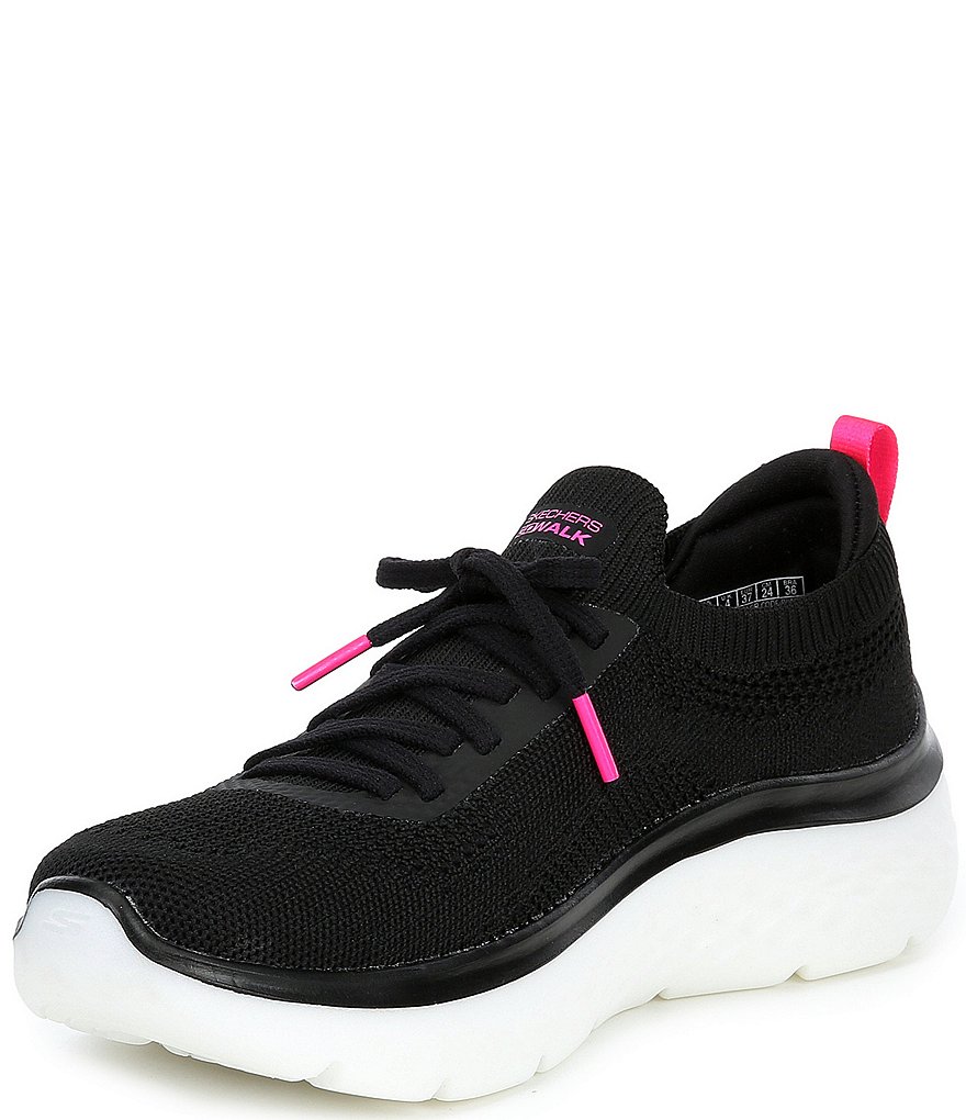 Skechers Go Walk Hyper Burst Mesh Slip-On Sneakers