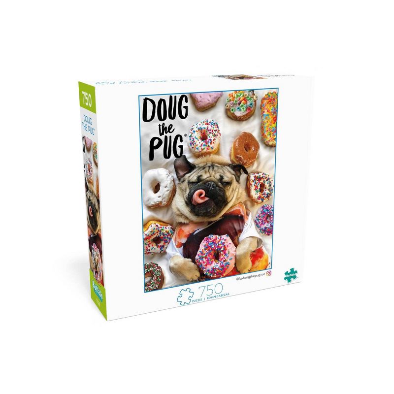 Buffalo Games A Dog's Life: Doug The Pug - Donut Doug Puzzle 750pc