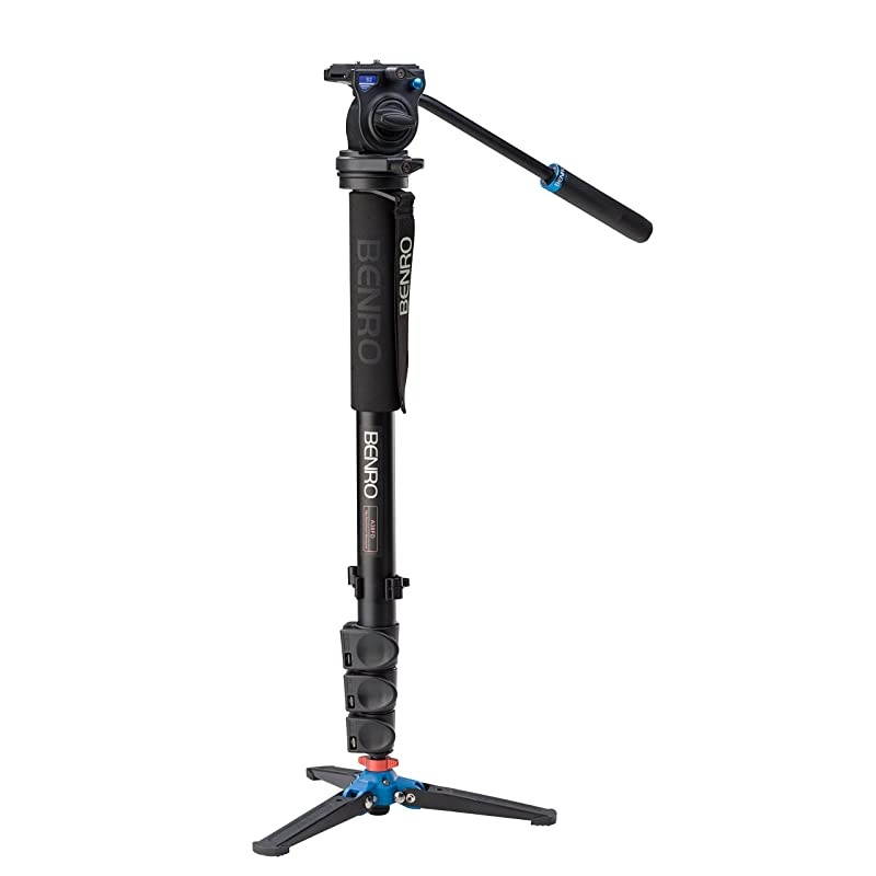 Aluminum 3Series FlipLock Video Monopod Kit w 3Foot Articulating Base and S2 Video Head A38FDS2