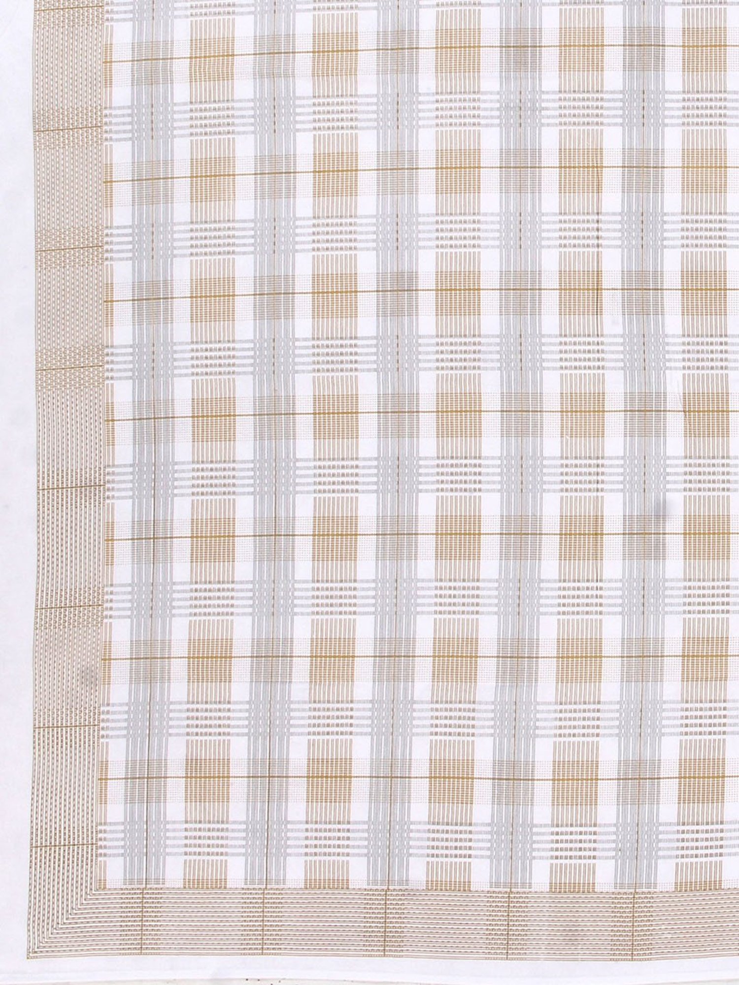 Romee Beige Cotton Checks Table Linen Sets