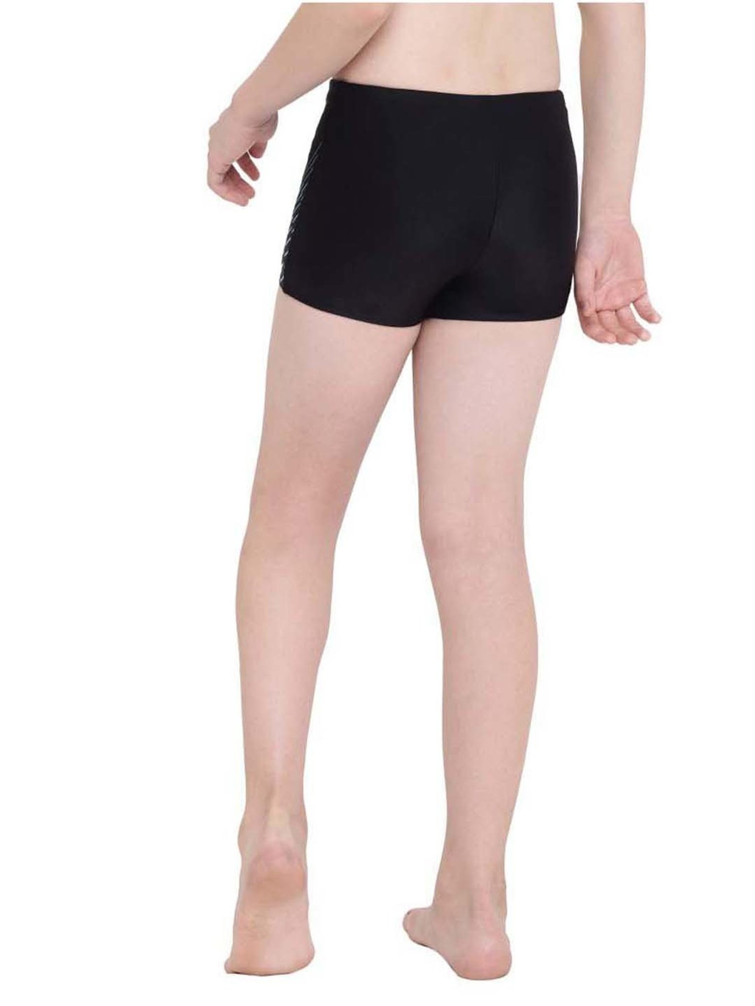 Speedo Kids Medley Black & Blue Printed Shorts