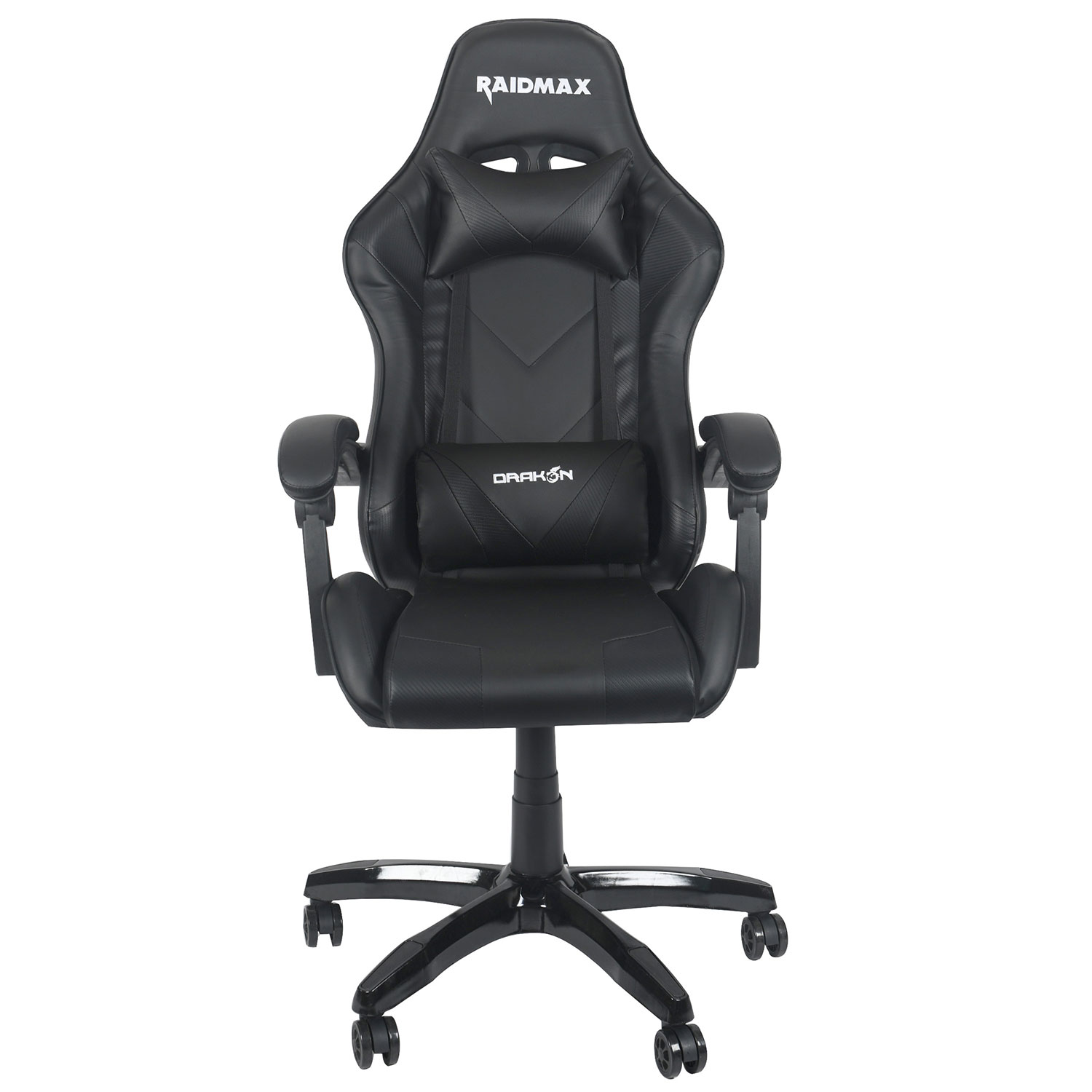 Drakon Gaming Chair Ergonomic Racing Style Pu Leather Bucket Seat, Headrest and Lumber Support