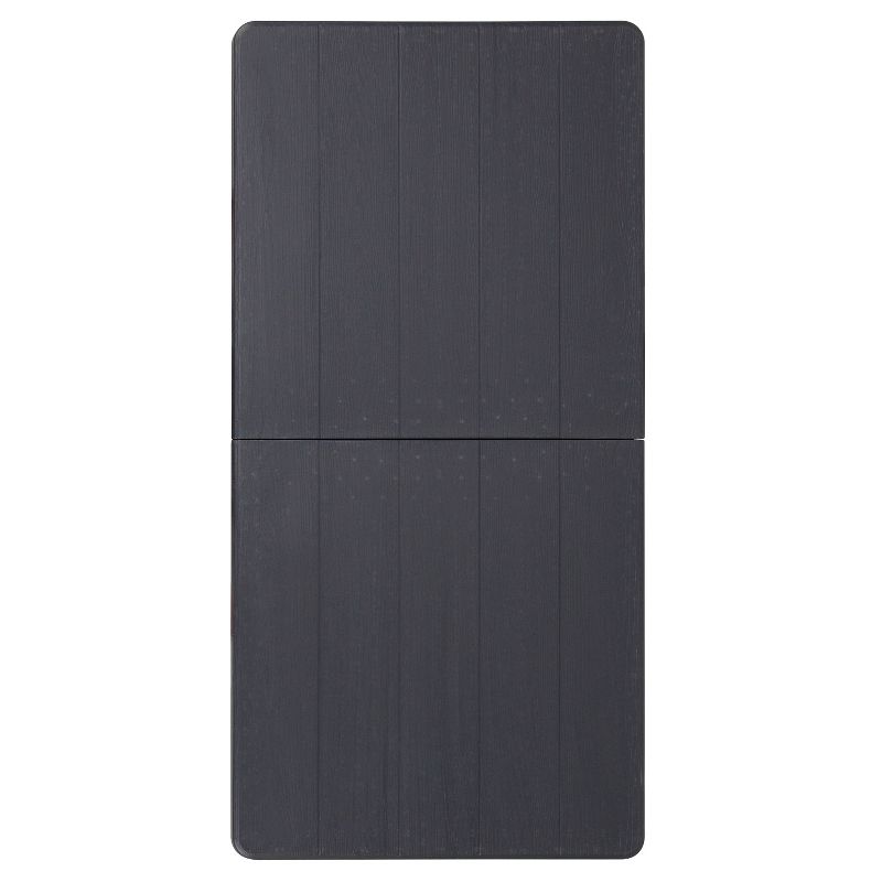 Emma and Oliver 72" x 12" x 12" Birchwood Bar Top Riser with Silver Legs