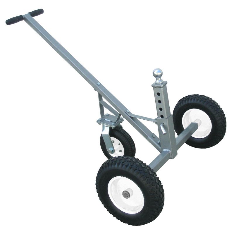 Tow Tuff TMD-800C Adjustable Solid Steel 800 lb Capacity Trailer Dolly w/ Caster