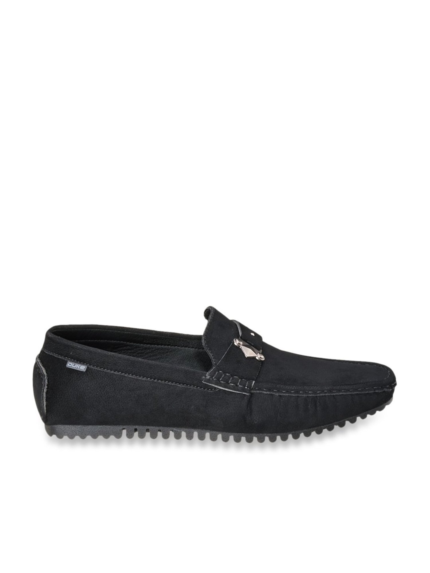 Duke Men's Black Casual Loafers
