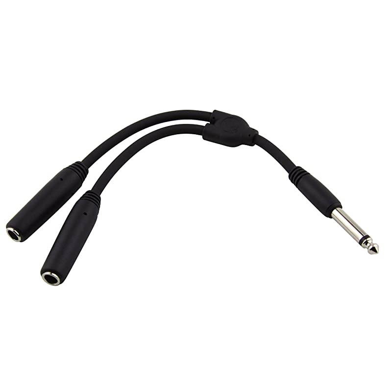 PYM214M Mono 14 Male to Dual Mono 14 Female YCable 6