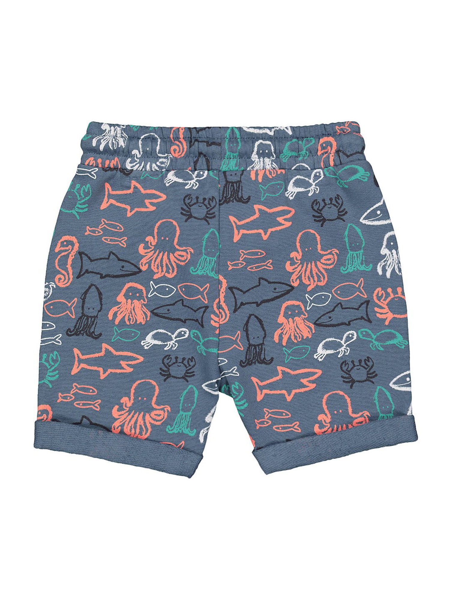 Mothercare Kids Grey Cotton Printed Shorts