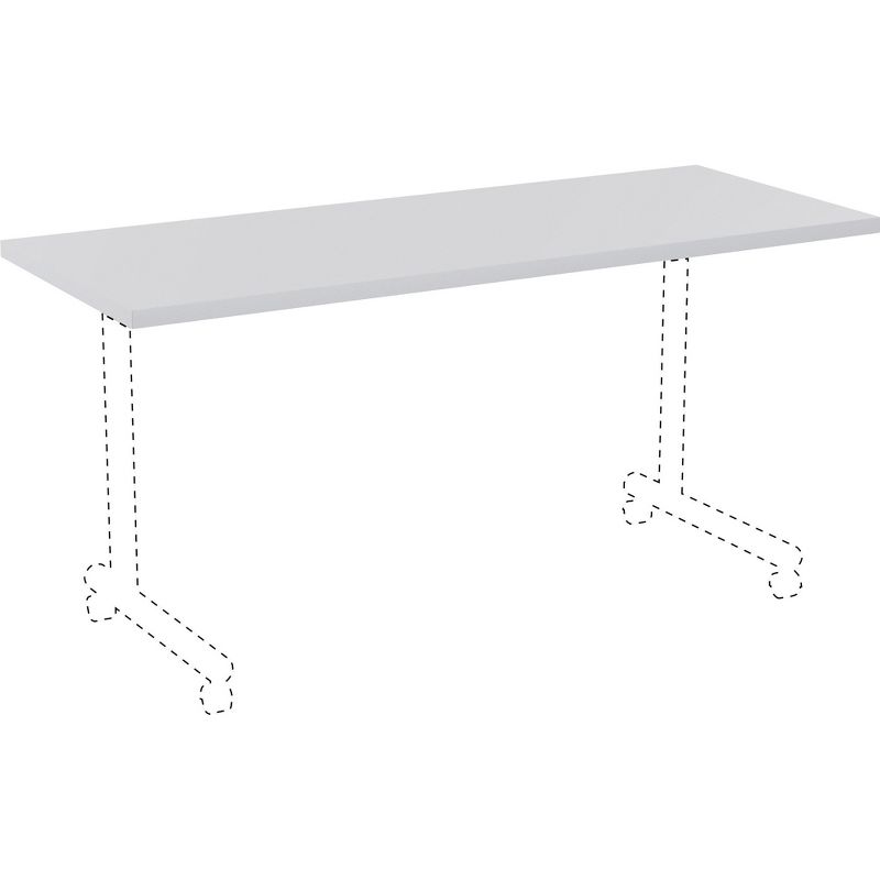 Lorell Table Top 24"x48" Light Gray 62563
