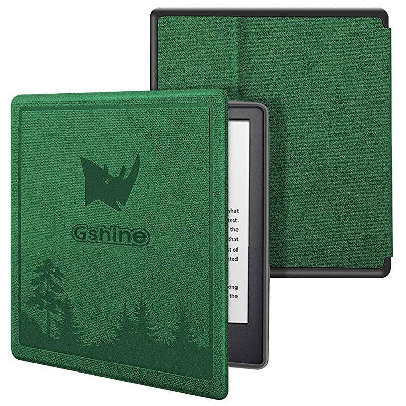 Case Fits AllNew Kindle Oasis 10th Generation ONLY 2018 and 2019 Release Multi Angle Viewing Vertical Flip Cover with Auto WakeSleepPostal Green