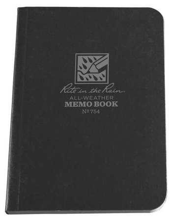RITE IN THE RAIN 754 All Weather Field Book,Uni,3-1/2in.x5in.