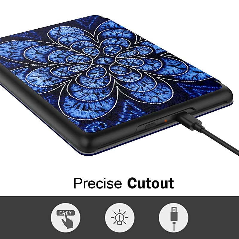 Case Fits AllNew Kindle 10th Generation 2019 Release Only Thinnest Protective Shell Cover with Auto WakeSleep Will Not Fit Kindle Paperwhite 10th Generation 2018 Rattan Flower Blossom