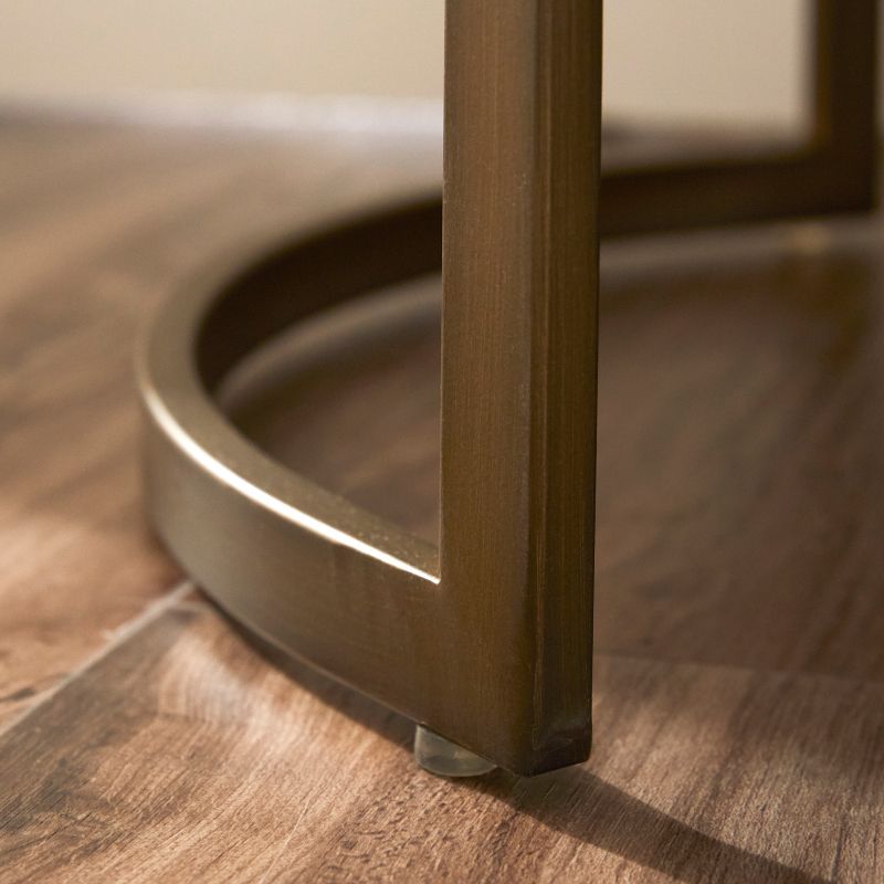 Gaynor Small Space Bar Table Gold - Aiden Lane