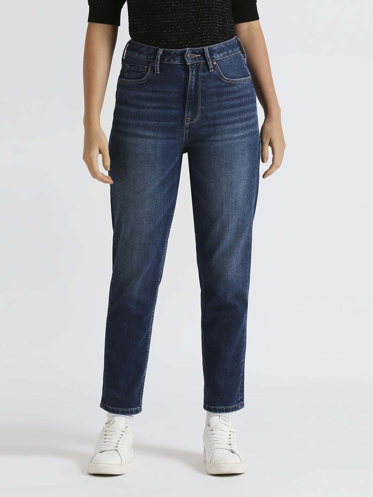 Pepe High Rise Jeans Blue High Rise Jeans